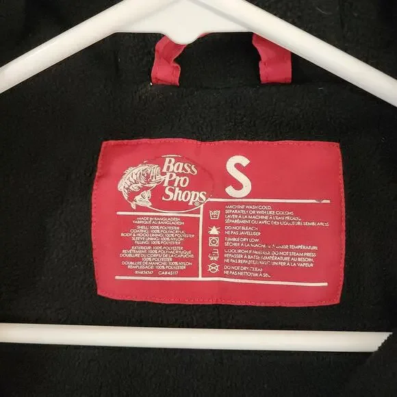 Bass Pro Shop‎ Tourney Trail Jacket Red Size Small - Picture 3 of 7